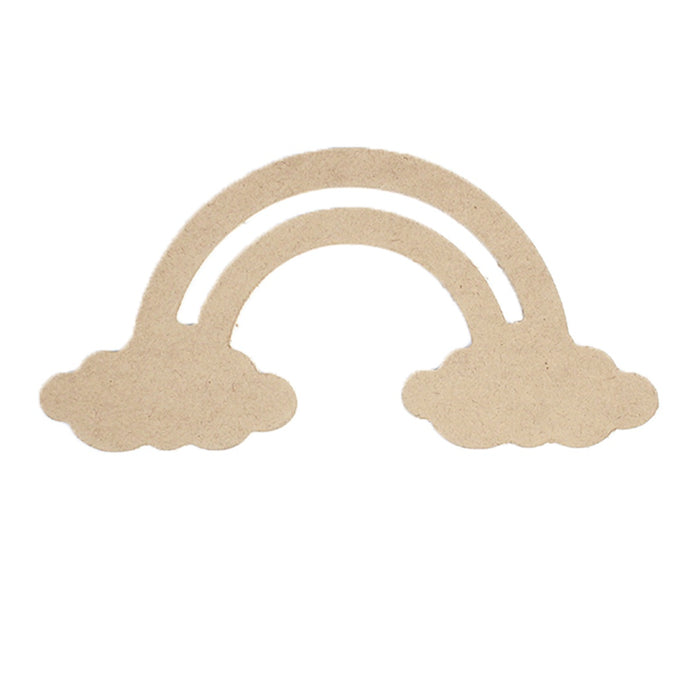 MDF Rainbow Cloud Shape Set