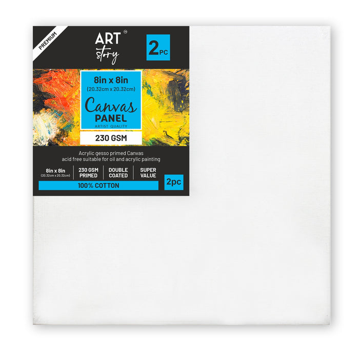 Canvas Panel MDF Board 18"X18" 1/Pkg