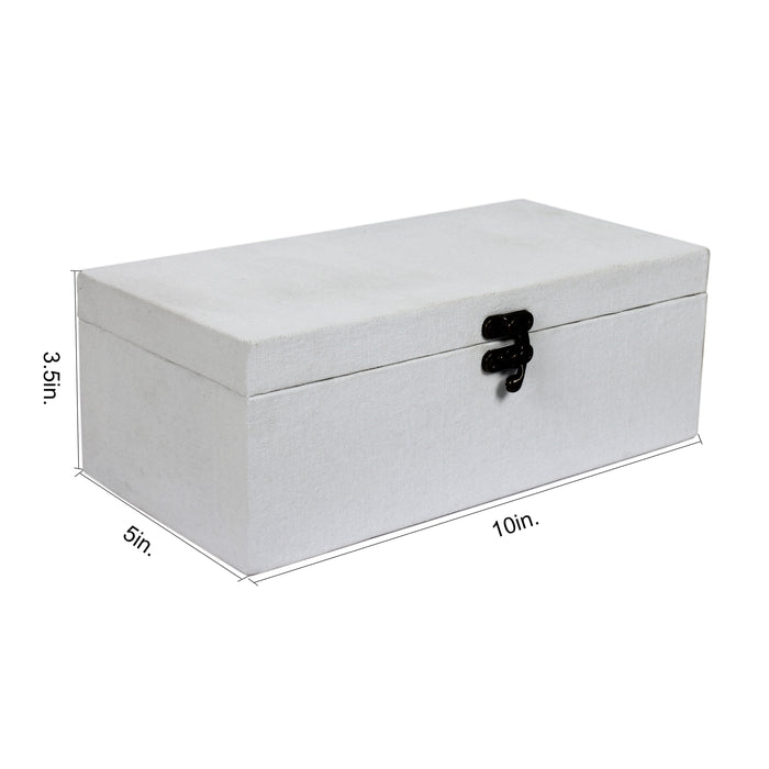 Customizable Canvas & MDF Box with Latch
