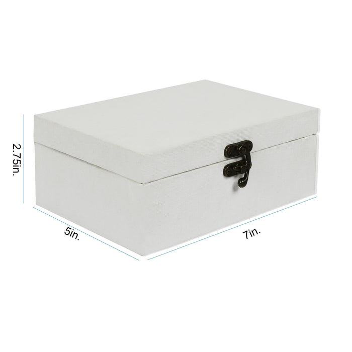 Customizable Canvas & MDF Box with Latch