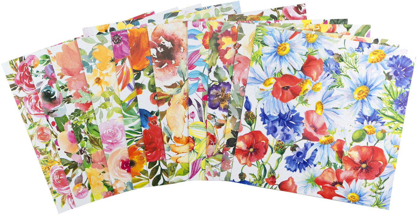 12" x 12" Printed Paper Pads from Little Birdie