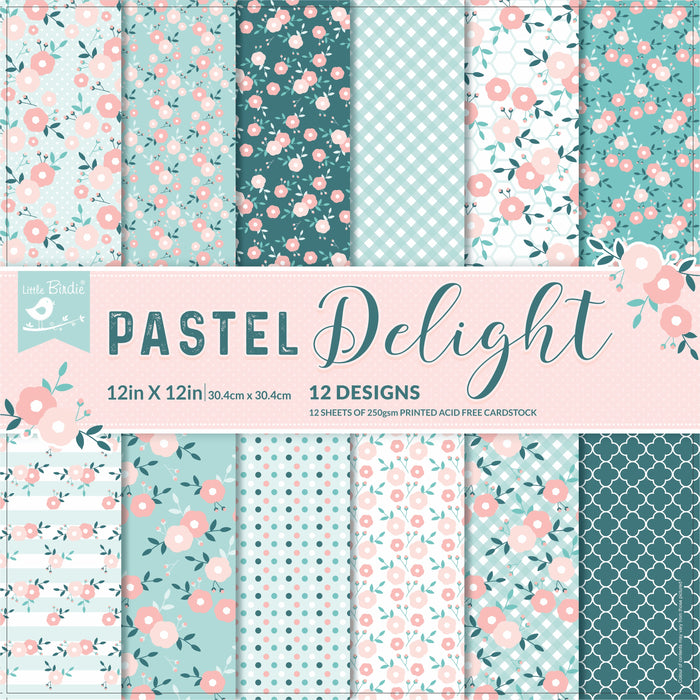 12" x 12" Printed Paper Pads from Little Birdie