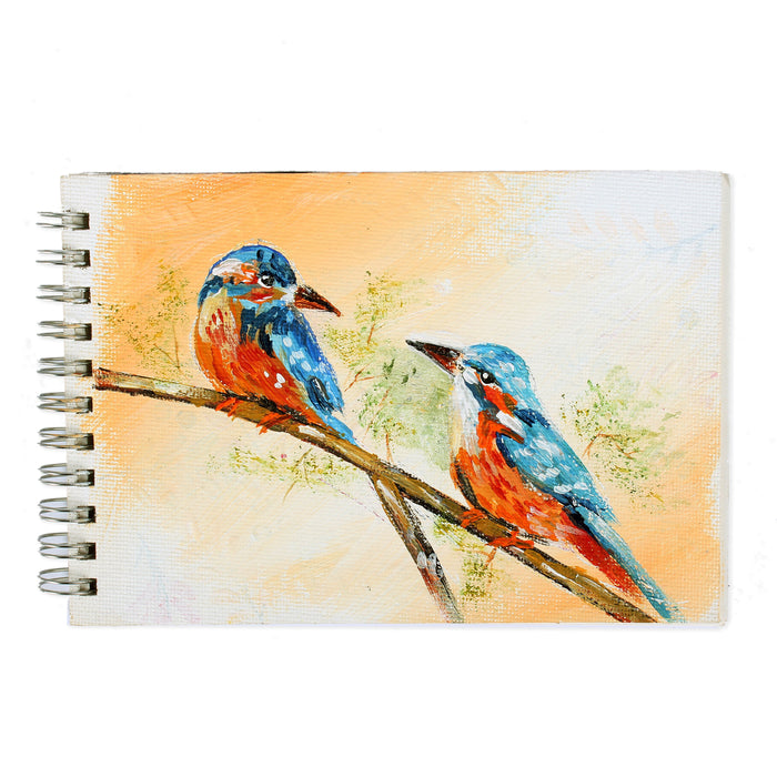 Customizable Canvas Cover Art Notebook from Little Birdie