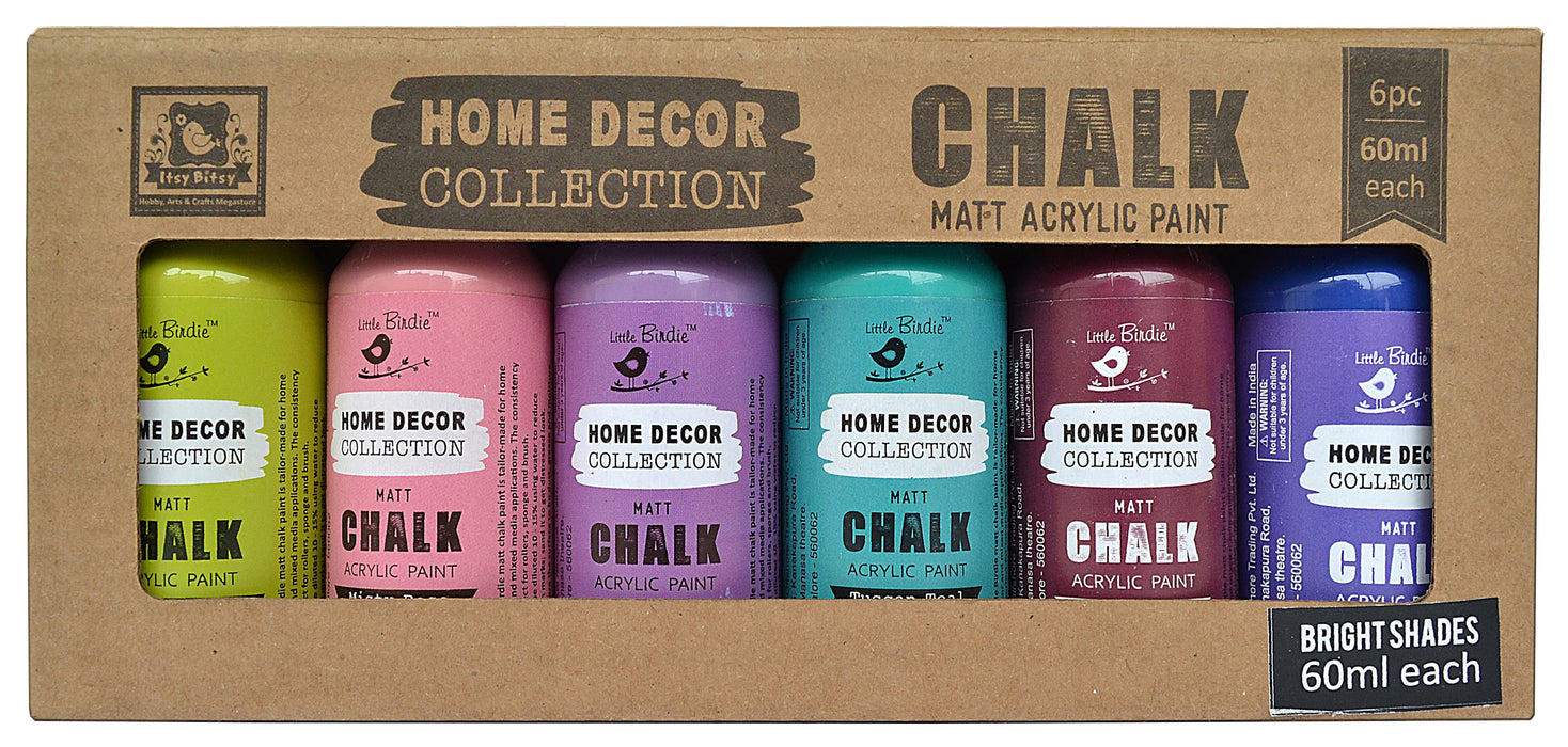 Matte Acrylic Chalk Paint Sets from Little Birdie
