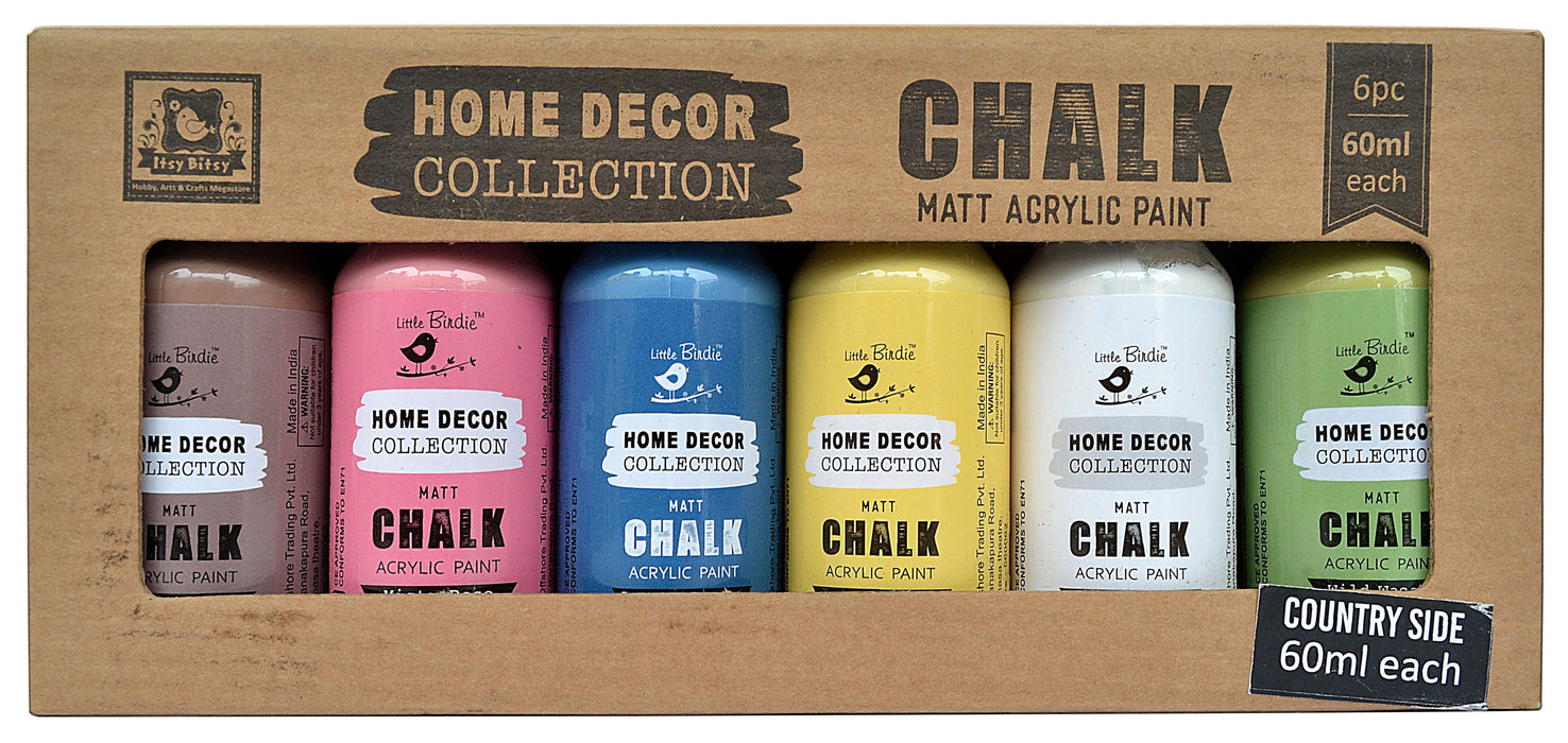 Matte Acrylic Chalk Paint Sets from Little Birdie