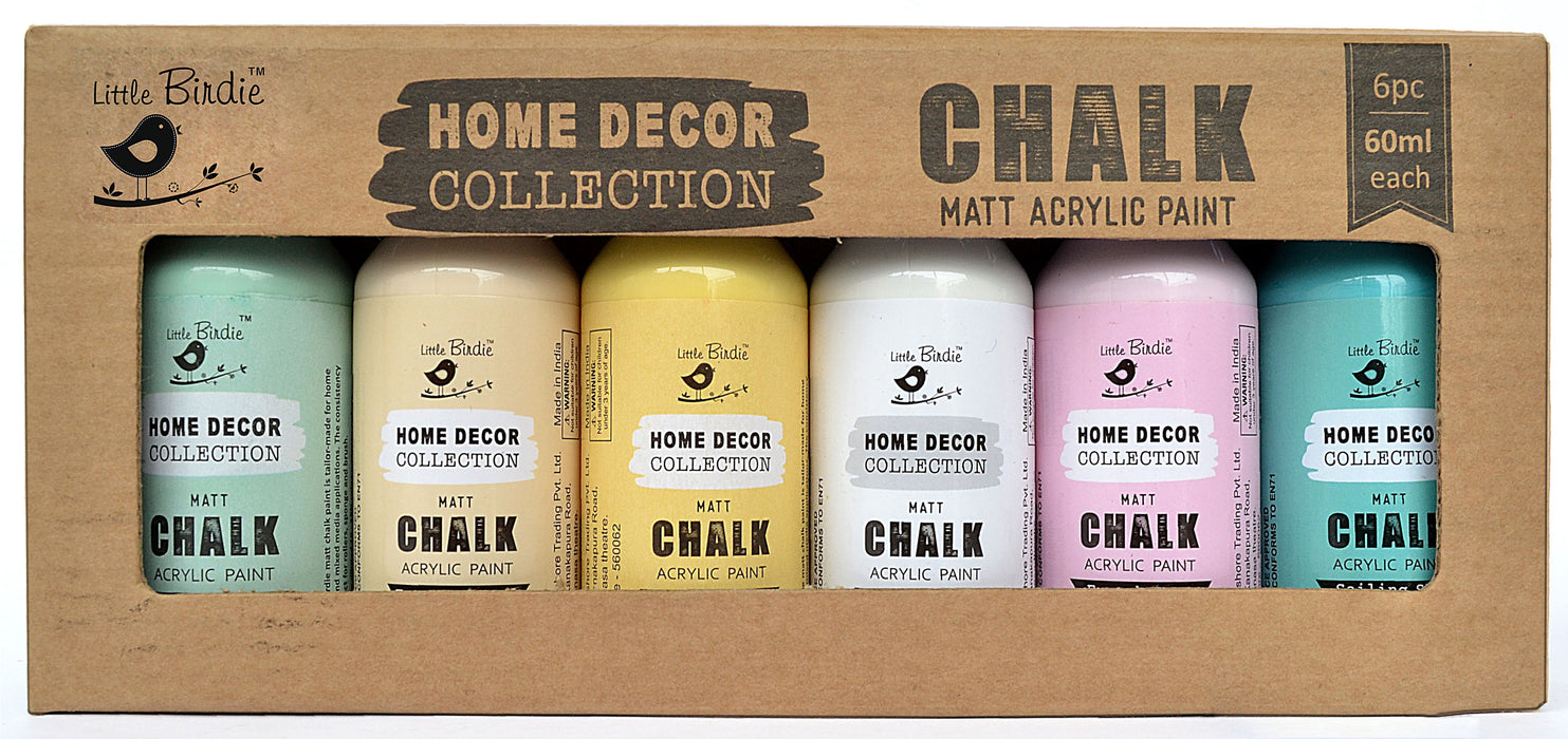 Matte Acrylic Chalk Paint Sets from Little Birdie