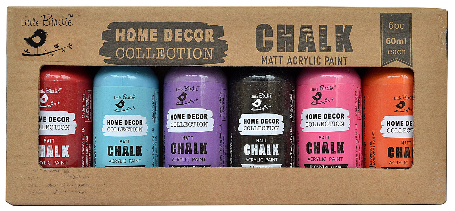 Matte Acrylic Chalk Paint Sets from Little Birdie