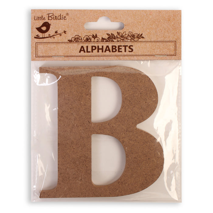4" MDF Alphabet Letters from Little Birdie