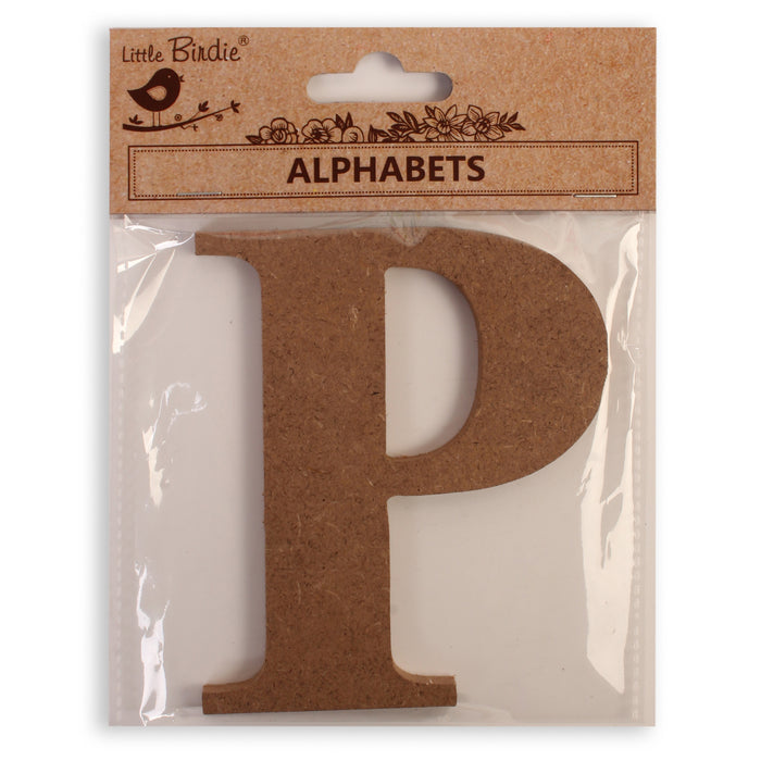 4" MDF Alphabet Letters from Little Birdie