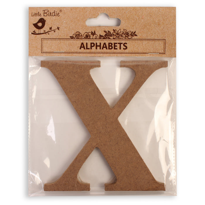 4" MDF Alphabet Letters from Little Birdie
