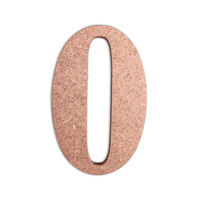 4" MDF Numbers from Little Birdie