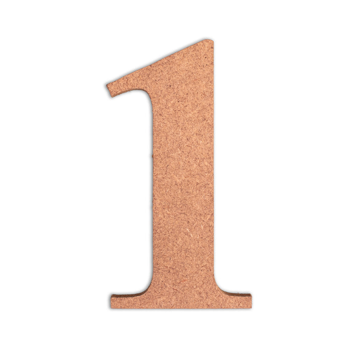 4" MDF Numbers from Little Birdie