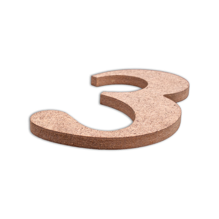 4" MDF Numbers from Little Birdie
