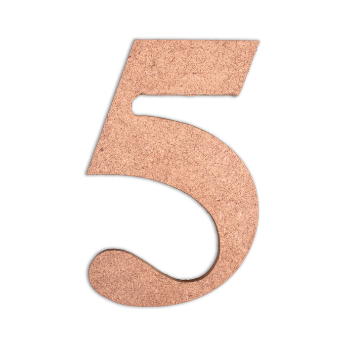 4" MDF Numbers from Little Birdie