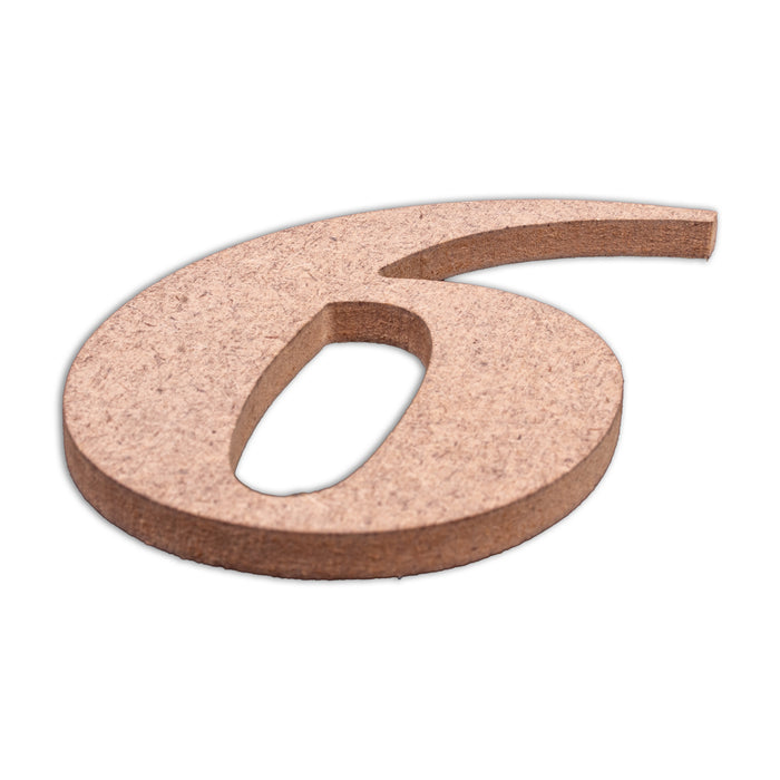 4" MDF Numbers from Little Birdie