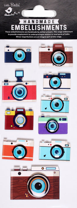 Little Birdie Resin Sticker Embellishments