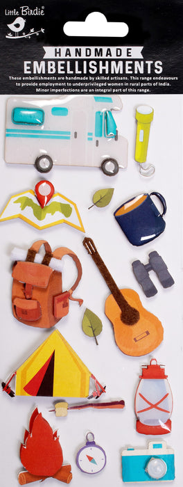 Little Birdie Resin Sticker Embellishments