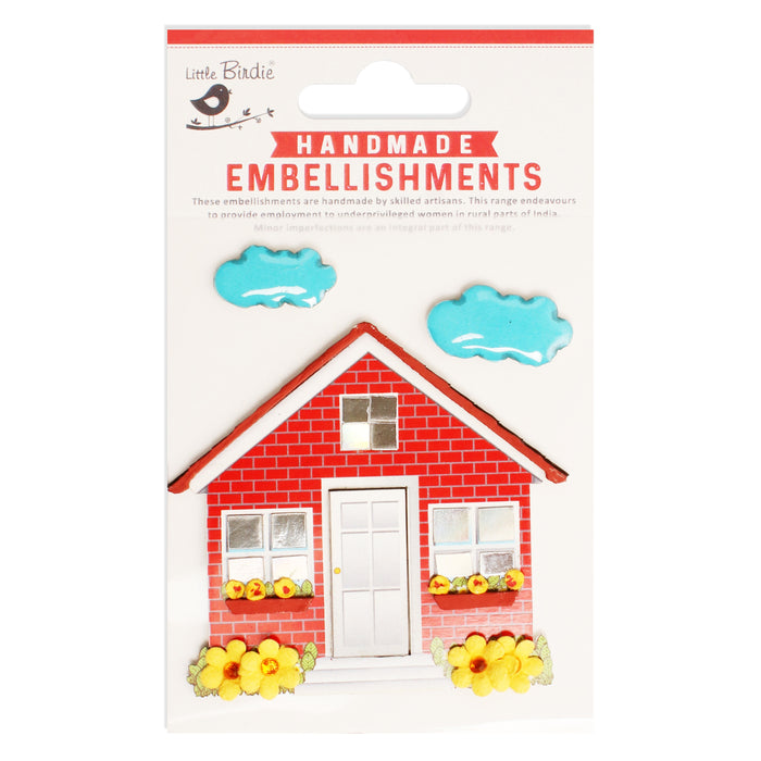 Little Birdie Resin Sticker Embellishments