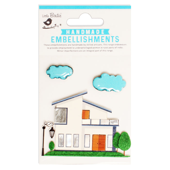 Little Birdie Resin Sticker Embellishments