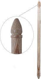 9" Natural Wooden Macrame Dowels, 6 pack