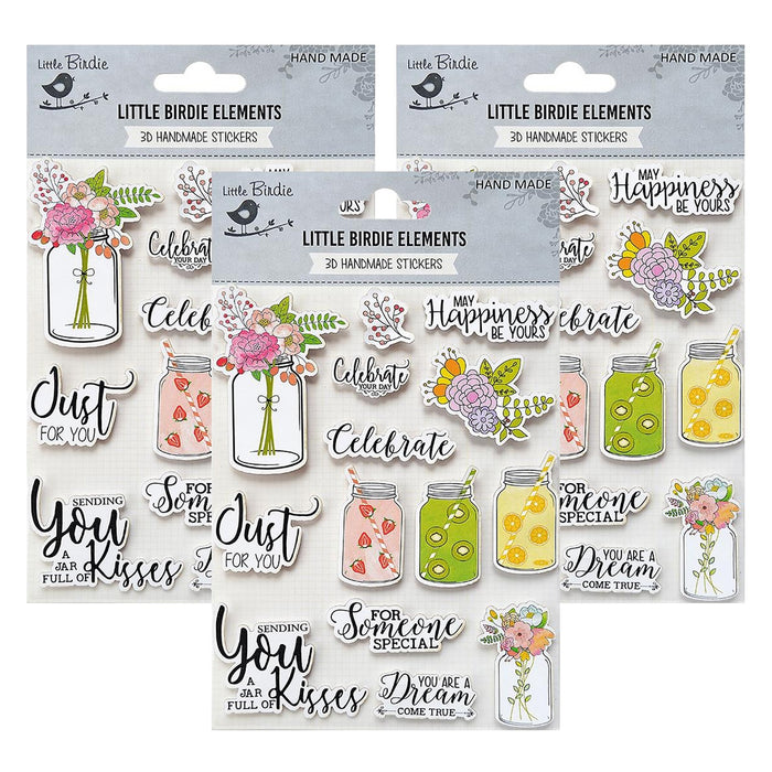 Pack of 3 - Watercolor Sticker Collection 14/Pkg-Special Celebration