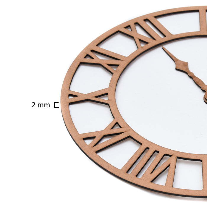 Pack of 3 - MDF Clock 8"-8"