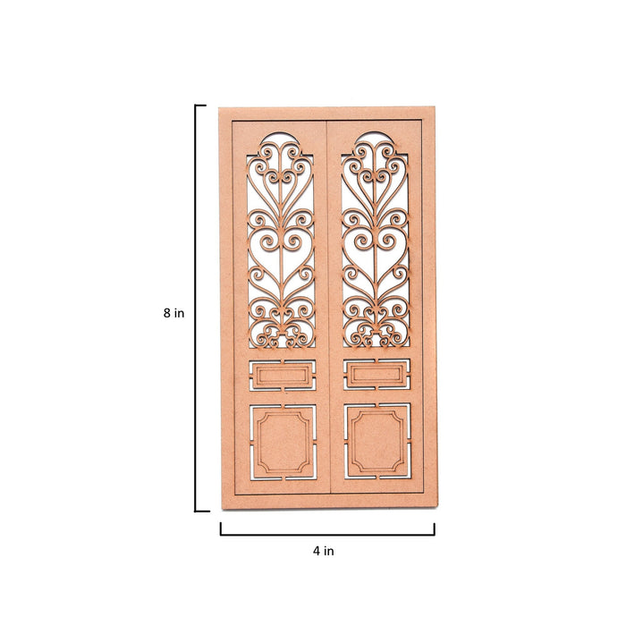 Pack of 3 - MDF Door 4"X8"-4"X8"