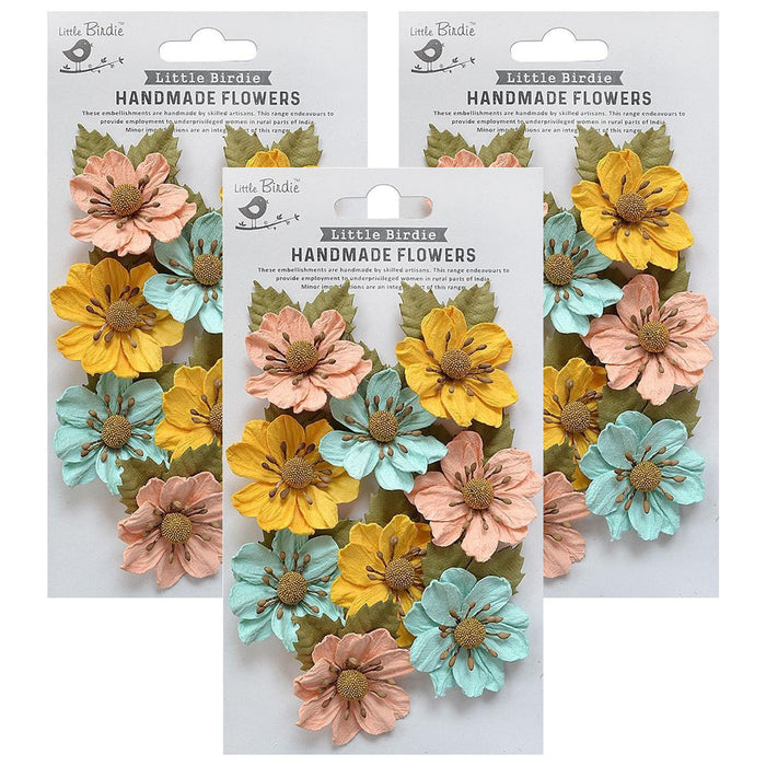 Pack of 3 - Wendy Paper Flowers 9/Pkg-Sunshine And Lemonade