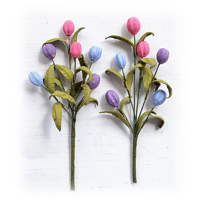 Pack of 3 - Tulip Bouquet 2/Pkg-Birds And Berries