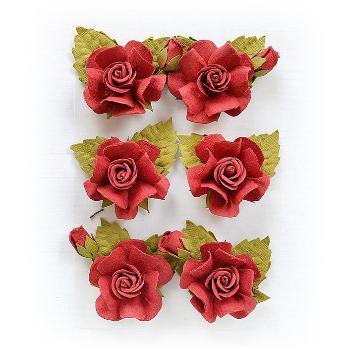 Pack of 3 - Tania Paper Flowers 6/Pkg-Love and Roses