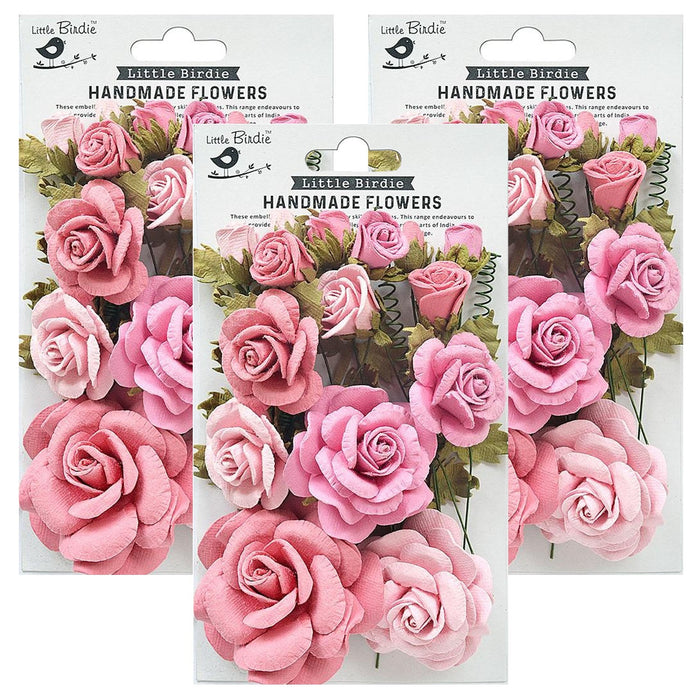 Pack of 3 - Rosalind Paper Flowers 21/Pkg-Celebrate Life