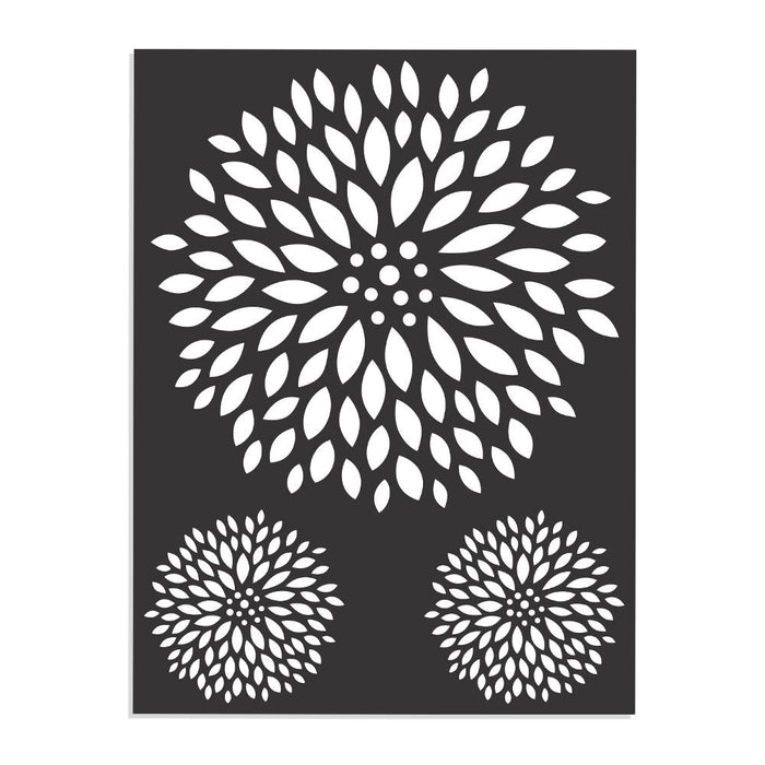 Pack of 3 - Reusable Stencil 7.3"X9.7"-Baroque
