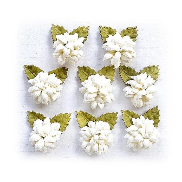 Pack of 3 - Julita Paper Flowers 8/Pkg-Shabby Chic