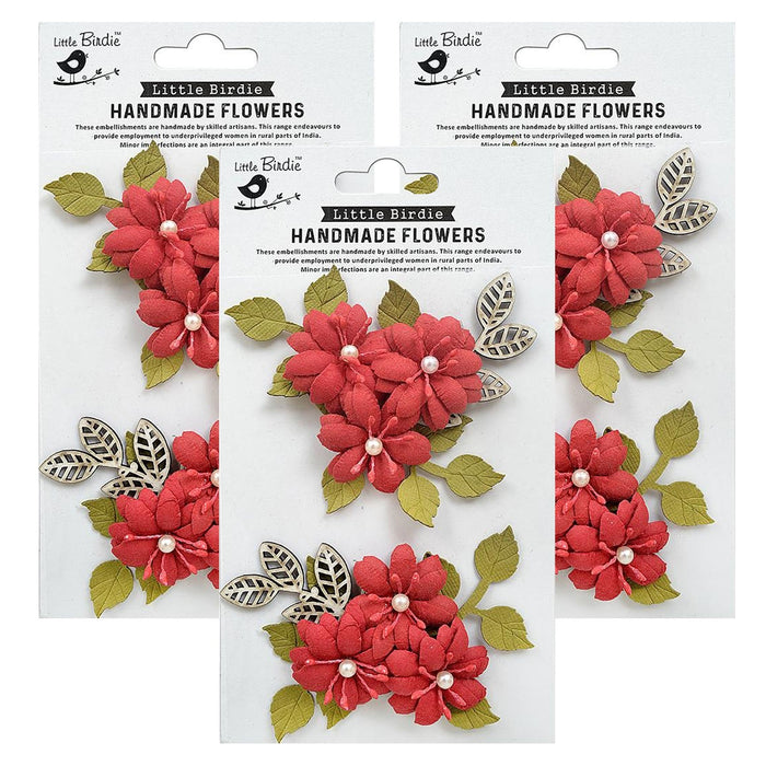 Pack of 3 - Gianna Paper Flowers 2/Pkg-Love and Roses