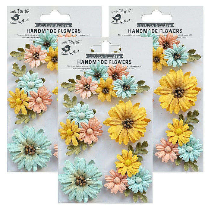 Pack of 3 - Fairy Garden Paper Flowers 5/Pkg-Sunshine And Lemonade