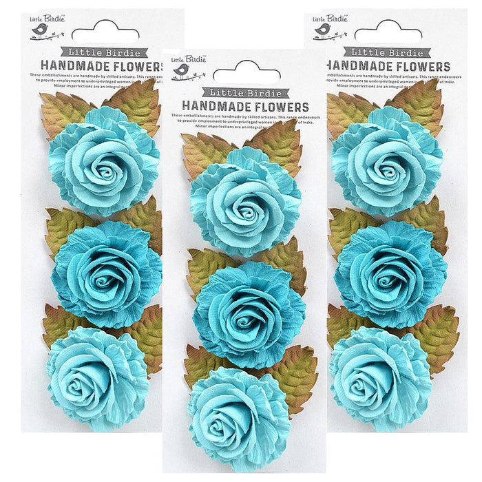 Pack of 3 - Eva Paper Flowers 3/Pkg-Song Of The Sea