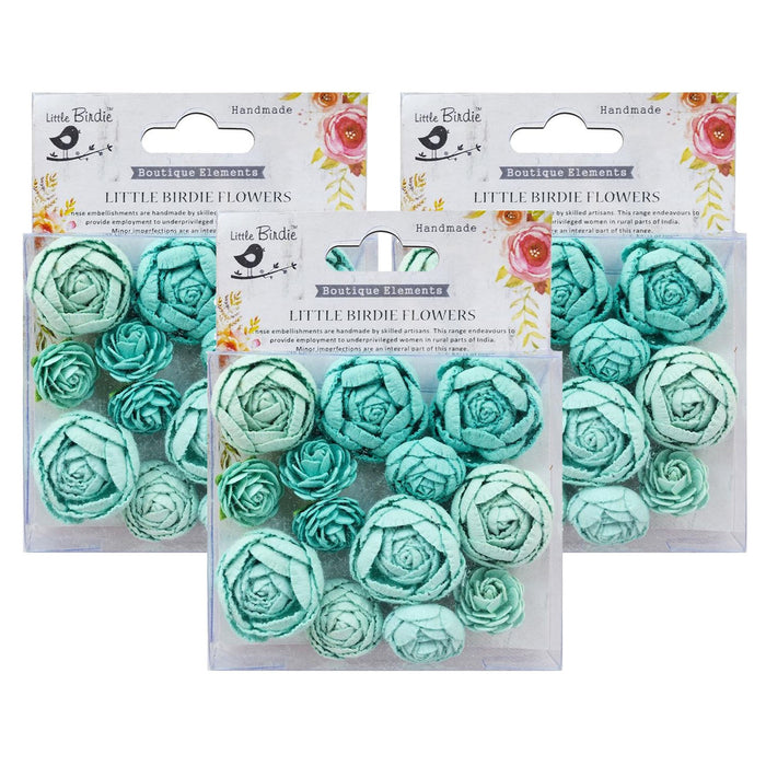 Pack of 3 - English Roses 13/Pkg-Arctic Ice