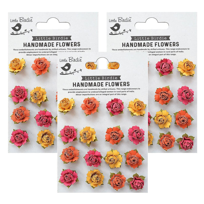 Pack of 3 - Clarissa Paper Bouquet 16/Pkg-Boho Vibes