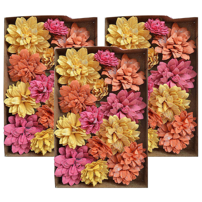 Pack of 3 - Celestina Paper Flowers 20/Pkg-Boho Vibes