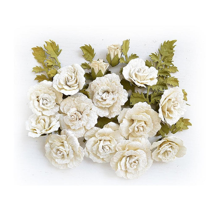 Pack of 3 - Bonita Paper Flowers 20/Pkg-Shabby Chic
