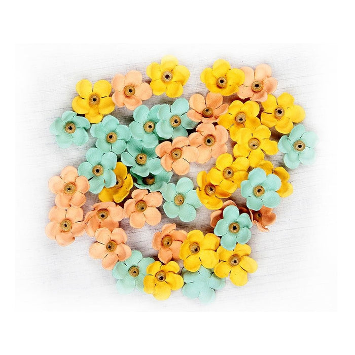 Pack of 3 - Beaded Blooms 50/Pkg-Pastel Palette