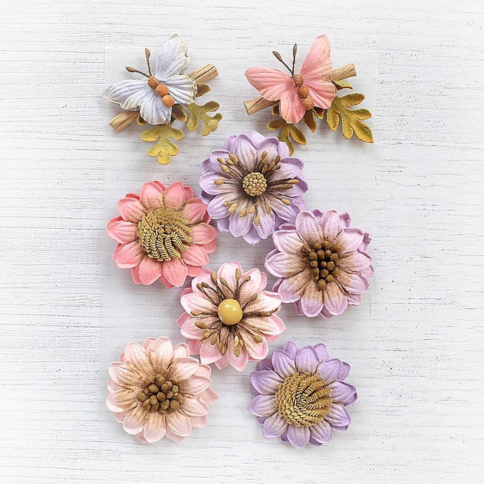 Pack of 3 - Arcadia Paper Flowers 8/Pkg-Fairy Sparkle