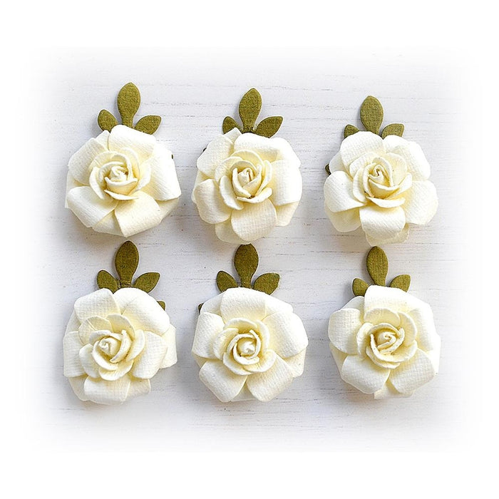 Pack of 3 - Amica Paper Flowers 6/Pkg-Shabby Chic